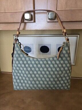 Vintage Dooney & Bourke Hobo Shoulder Bag 